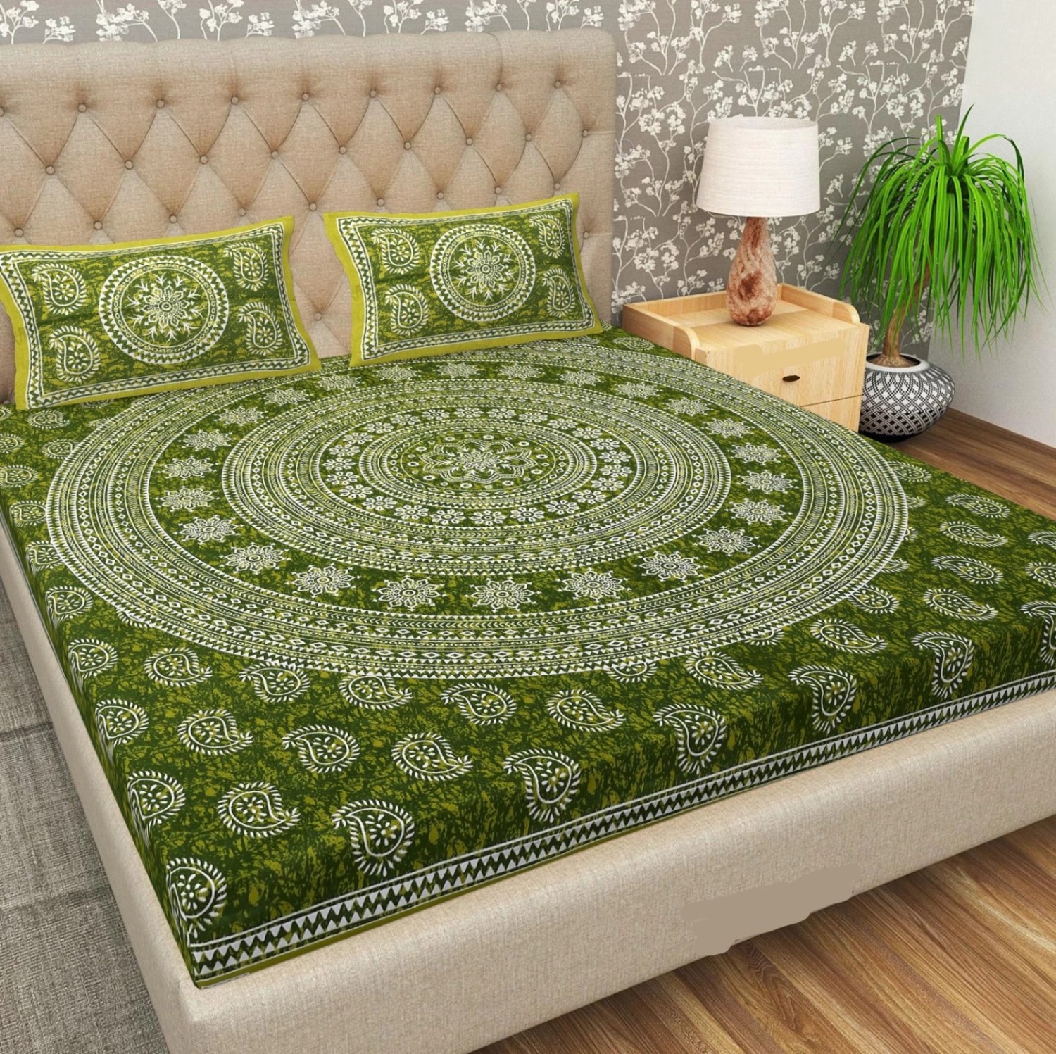 Rajasthani print Jaipuri samrat bedsheets