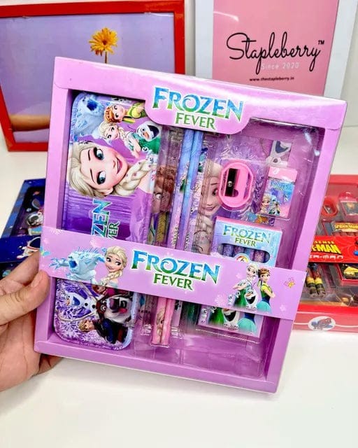 birthday Gifts Mix Stationery Kit Set in a Fancy Box for Kids