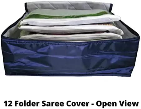 12 Flap Saree Organiser in Parachute Stuff