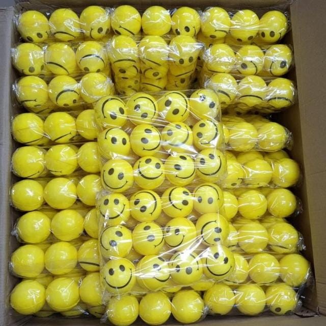 Smiley yellow ball