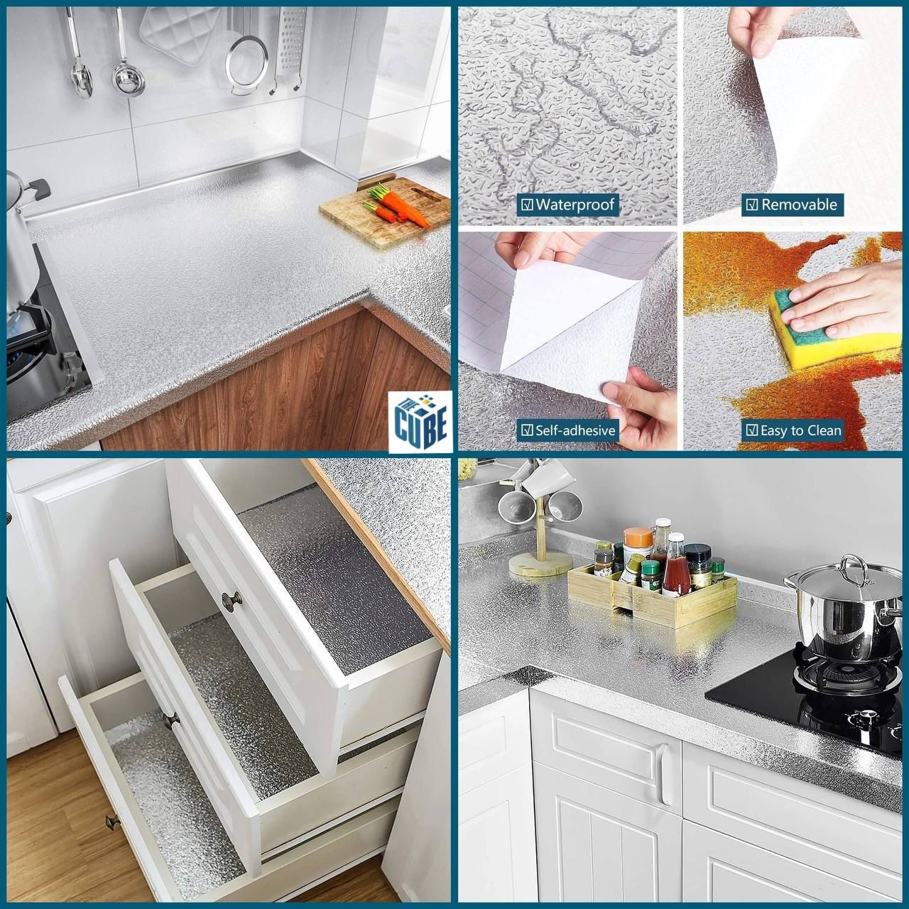 kitchen oil-proof sticker waterproof fireproof