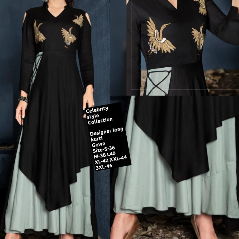 Designer long kurti Gown
