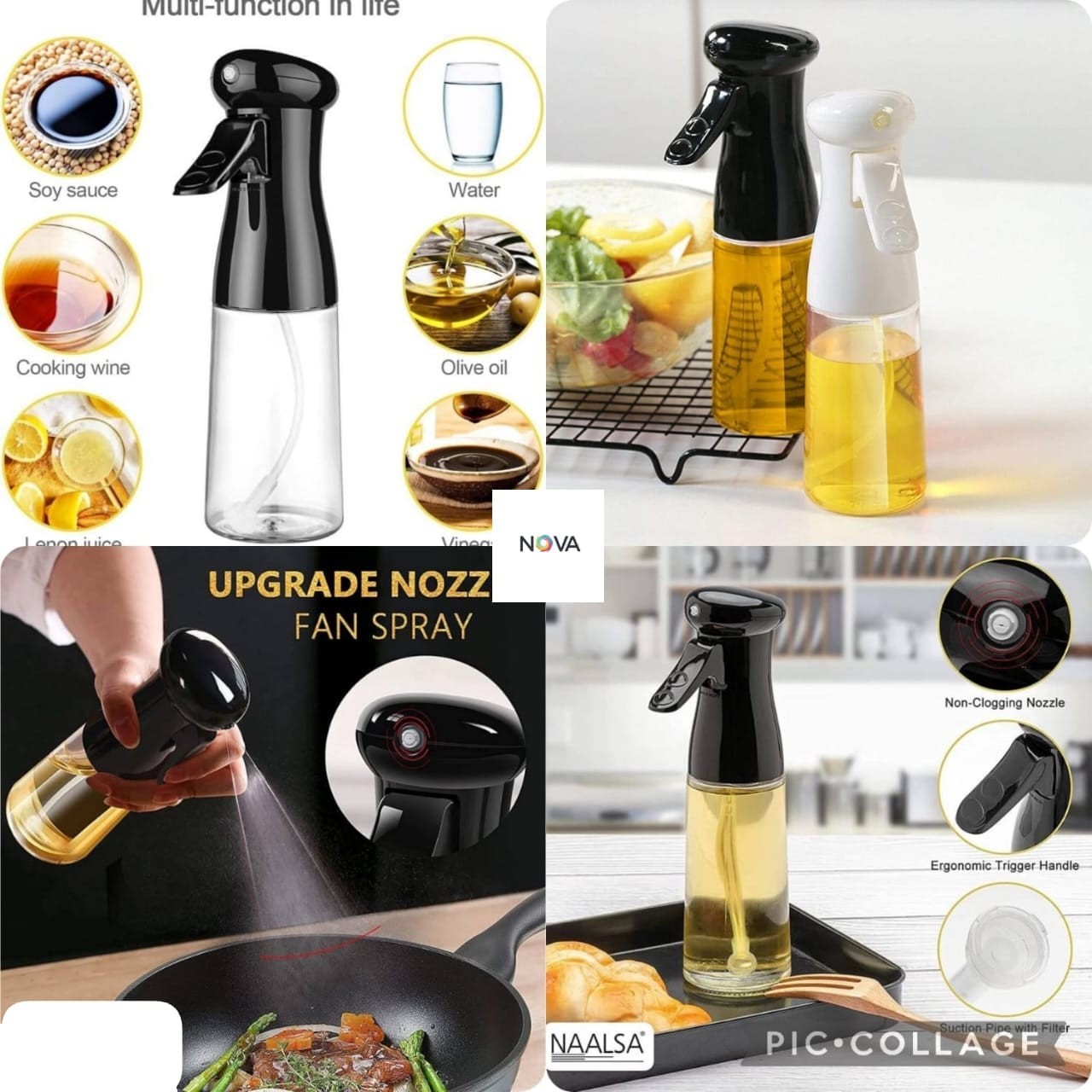 Oil Bottle Kitchen Oil Spray Bottle