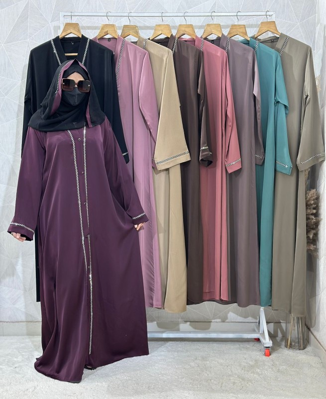 Stone Lace Abaya